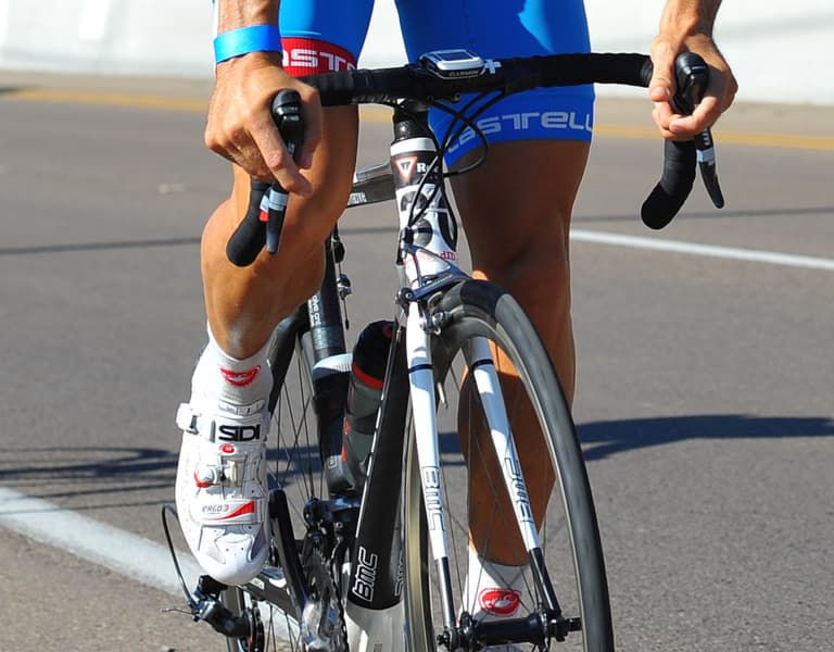 Photo of a cyclist riding their bike during a race